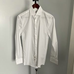 Ryan Seacrest Slim Fit French Cuff Dress Shirt